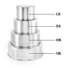 Kit 4 Forma Assadeira Bolo Redonda Alta 15-20-25-30 F47