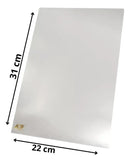 Pasta L Transparente A4 Acp Cor Cristal 100 Unidades