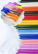 Velas Palito Coloridas 100 Unidades 100 % Parafina Amarelo, Rosa, Lilás, Verde, Vermelho, Preto, Laranja, Az. Claro, Az. Escuro, Roxo, Branco, Marrom