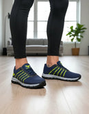 Tênis Masculino Academia Caminhada Esportivo Pa Azul 42 BR