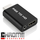 Adaptador De Vídeo Para Ps2 Hdmi Full Hd 1080p Tv Monitor Conversor PS2 AV PARA HDMI plug and play Marca Chrome Technology