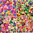 Kit 3 Modelos Miçangas 120 Pçs Coração Frutas Doces Anita Bijuterias