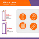 Pilha AA Panasonic Super Hyper UM-3SH Cilíndrica - kit de 52 unidades