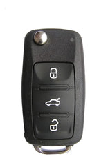 Capa Chave Carro Canivete Acessórios Vw Fox Polo Voyage Up Cor Preta