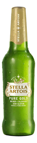 Cerveja Puro Malte Pure Gold Stella Artois 330ml 6 Uni
