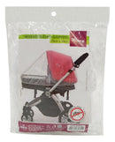 Mosquiteiro Universal Portátil Carrinho, Berço C/ Elástico Cor Branco