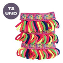 Jogo 192 Elástico Xuxinha Lacinho Enfeite Rabicó Cabelo Atac Liso Sortidos