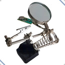 Lupa Com Garras E Suporte Ferro Solda Articulável Eda 0ad
