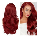 Peruca Lace Wig  Organica Premium Levemente  Ondulad VERMELHO