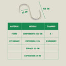 Gancho Estanhado Açougue Uso Geral C/ Ponta S 1 - 12 Un