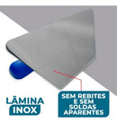 Desempenadeira Trapezio Aço Inox P/ Efeito Cimento Queimado