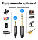 Cabo Audio P2 Para P10 Estereo Dj Fone Mesa Som 3m Vention