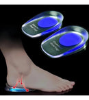 Kit 3 Par Palmilha Silicone Calcanhar Gel Ortopédica Esporão Cor Azul Tamanho da palmilha 34 a 43