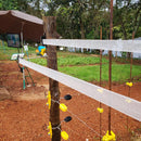 Fita Eletro Plástico Cerca Elétrica Rural Choque 200 Metros