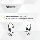 Espuma Para Headset Plantronics C310 C320 Courino C/2unid.