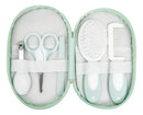 Kit Cuidado Higiene Do Bebê Com Estojo Completo Cor Verde