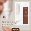 Creme Facial Para Área Dos Olhos Olheiras Bolsas e Rugas 15ml Bisyou Todo Tipo De Pele Día Noite