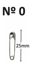 Alfinete De Segurança Nº 0 Sekich C/ 100 Unid. 2,5 Cm C/