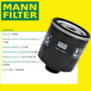 Filtro Óleo Fox Gol Saveiro Voyage Ea111 Mi At Original Mann