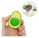 Kit 5 Abacate Brinquedo Interativo Gatos Catnip Erva Natural Cor Verde