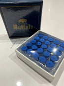 10 Sola De Couro Para Taco De Bilhar Sinuca Snooker Ponta Ponteira Buffalo 11mm Profissional Bilhares Mgk