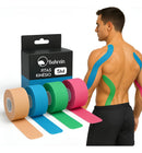 Fita Bandagem Elástica Adesiva 5m Suporte Muscular Estabilização Articular Recuperação Física Flexível Respirável Resistência ao Suor Conforto Pele Uso Esportivo e Reabilitação Terapêutica Bahrein