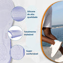 Par De Palmilha Silicone Gel Anti Impacto. Cor Cristal Tamanho Da Palmilha 40/42