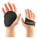 Protetor Palmar Luva Musculação Anticalo Ajustável Neoprene Preto Liso Ajustável