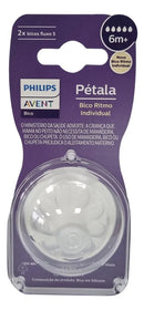 Kit 2 Unidades De Bico Pétala 3.0 T5 Para Bebês De 6 Meses Phillips Avent