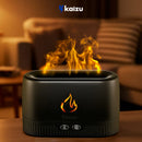 Umidificador De Ar Ultrassonico Chamas Lareira 3D Aromaterapia Óleos Essenciais Led Bivolt 110/220v Kaizu