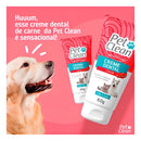 Pasta De Dente Cães E Gatos Creme Dental Pet Clean 60g Sabor Carne