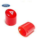 Botão Do Pisca Alerta Original Ford Fiesta Ecosport Ka Courier Zetec Rocam 2002 2003 2004 2005 2006 2007 2008 2009... Vermelho