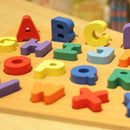 Tabuleiro Alfabeto Em Madeira Didático Pedagógico - Dm Toys