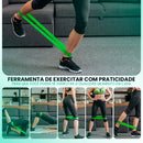 Kit 5 Faixas Elástica Mini Band 5 Níveis Para Treino Em Casa Comica