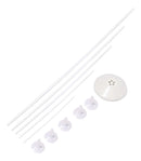 2 Und - Suporte Para Balão Bexiga Mesa - Kit Arranjo 45 Cm