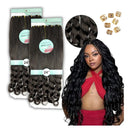 Kit 2 Cabelo Jumbo Boho Curl Cherey 40 Castanho Claro