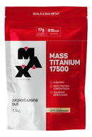 Suplemento em pó Max Titanium Mass Titanium Refil 17500 carboidratos Mass Titanium Refil 17500 sabor leite condensado em sachê de 1.4kg