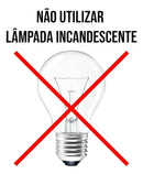 Spot Startec para 03 lâmpadas Padrão E27 Octa 3 Branco Ideal para Praia Maresia