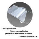 Placa Chapa Poliestireno Cristal 2mm 30x30cm Tipo Acrilico Ps