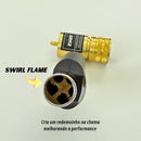 Maçarico Portátil Profissional Armz Turbo Tocha Acendimento Automático Refrigeração Map Solda