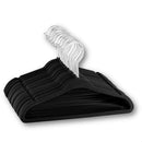 Vittak Kit 50 Cabides Veludo Infantil Slim Ultrafino Cor Preto