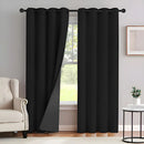 Cortina Blackout Corta Luz Blecaute 2,80 X 2,30 Sala/quarto Fabritex Enxovais Cor Preto