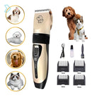 Máquina De Tosa Aparador De Pelos Profissional Para Pet Cor Dourado