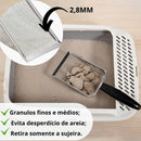 Pazinha Pá Coletora Higiênica Caixa De Areia reutilizável De Gato Pet Peneira Aço Inox Flysea