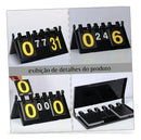 Placar De Mesa Marcador Manual Dobrável Contador De Pontos