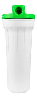 Filtro Caixa Dágua Ou Cavalete Poe Eco 9 3/4 Polipropileno Hidrofiltros Retenção de Sujeira Cor Branco e Verde