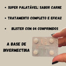 Ivercanis 6mg Remédio Contra Pulgas E Carrapatos - 4 Compr