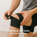 Kit Com 5 Unidades Atadura Elástica Bandagem Adesiva Hoppner Cor Preto