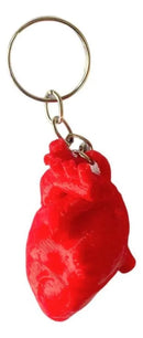 Chaveiro Anatômico 3d De Coração Humano Tamanho 4x3cm