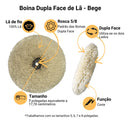Boina Dupla Face Para Polimento De Fio Agressiva 7 Polegadas